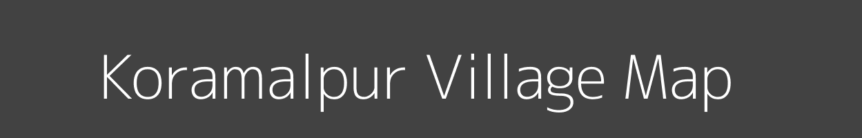 Map of Koramalpur Village in Uttar Pradesh Image