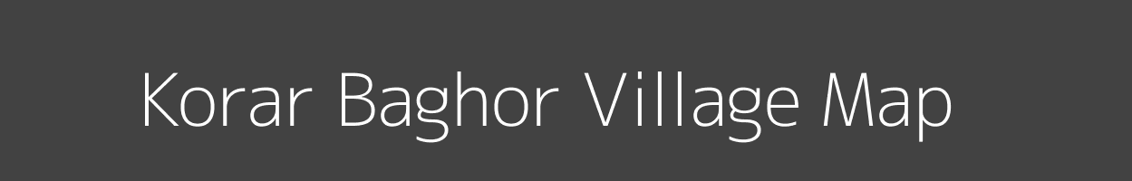 Map of Korar Baghor Village in Uttar Pradesh Image