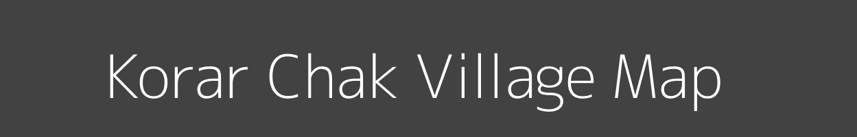 Map of Korar Chak Village in West Bengal Image