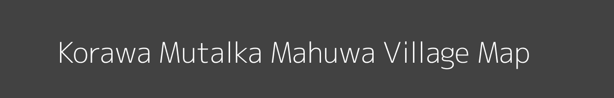 Map of Korawa Mutalka Mahuwa Village in Uttar Pradesh Image