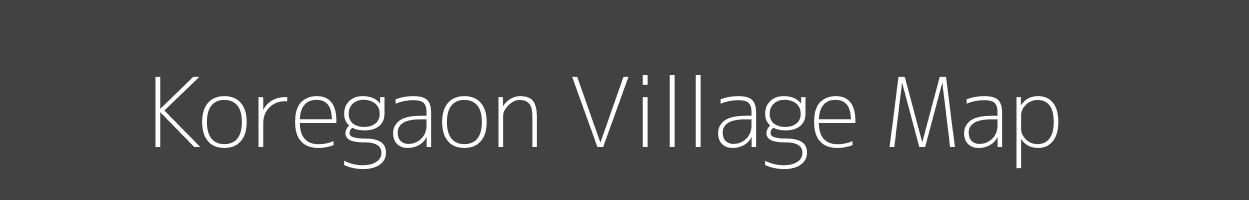 Map of Koregaon Village in Maharashtra Image