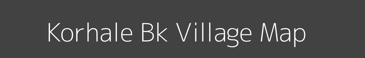 Map of Korhale Bk Village in Maharashtra Image