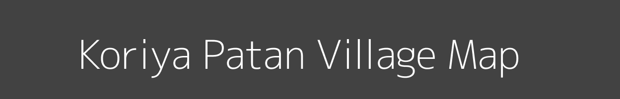 Map of Koriya Patan Village in Rajasthan Image