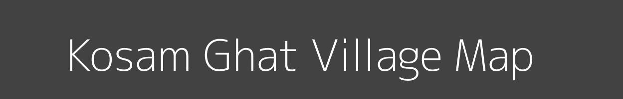 Map of Kosam Ghat Village in Madhya Pradesh Image