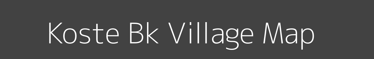 Map of Koste Bk Village in Maharashtra Image