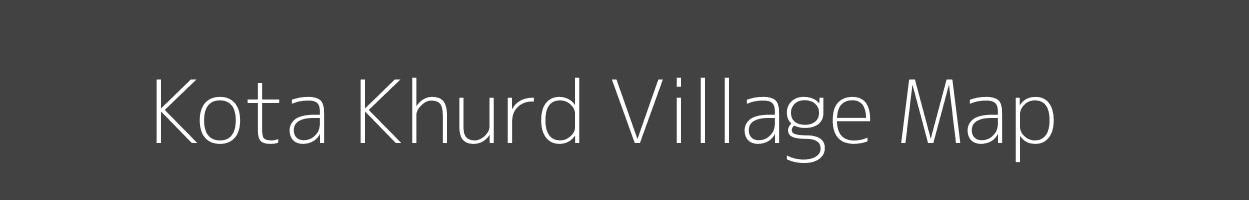 Map of Kota Khurd Village in Rajasthan Image