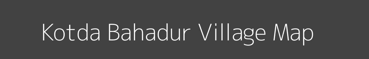 Map of Kotda Bahadur Village in Madhya Pradesh Image