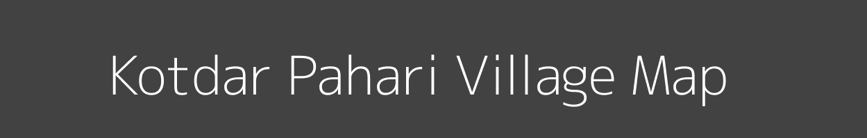 Map of Kotdar Pahari Village in Madhya Pradesh Image