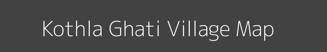 Map of Kothla Ghati Village in Rajasthan Image