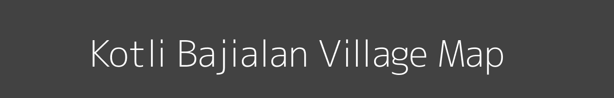 Map of Kotli Bajialan Village in Jammu and Kashmir Image