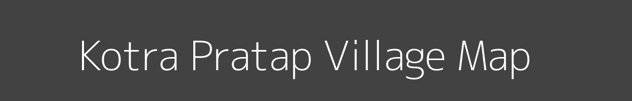 Map of Kotra Pratap Village in Rajasthan Image