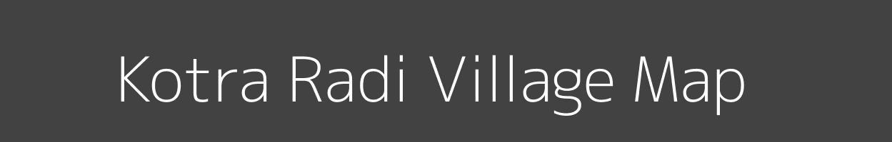 Map of Kotra Radi Village in Rajasthan Image