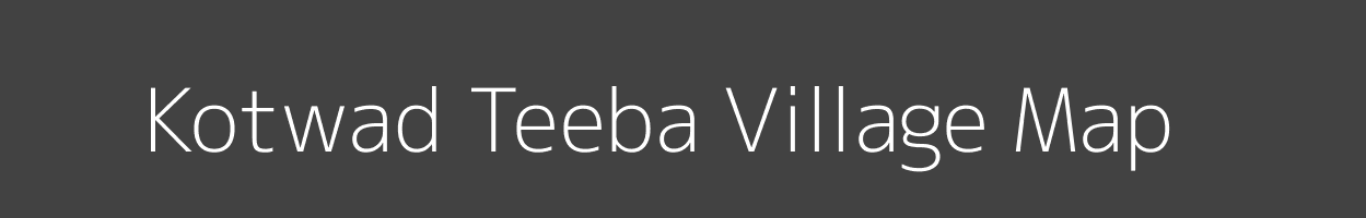 Map of Kotwad Teeba Village in Rajasthan Image