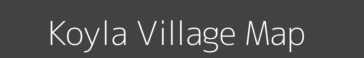 Map of Koyla Village in Uttar Pradesh Image