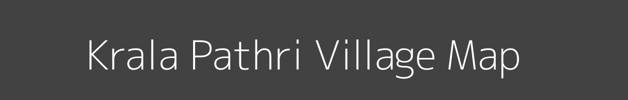Map of Krala Pathri Village in Jammu and Kashmir Image