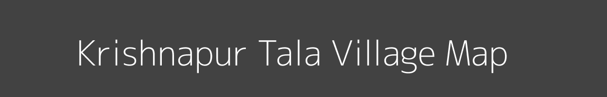 Map of Krishnapur Tala Village in Uttar Pradesh Image
