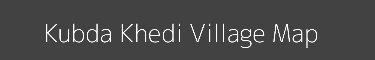 Map of Kubda Khedi Village in Madhya Pradesh Image