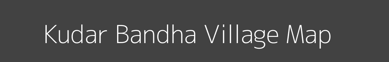 Map of Kudar Bandha Village in Bihar Image