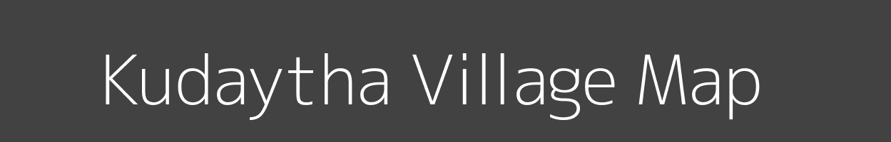 Map of Kudaytha Village in Madhya Pradesh Image