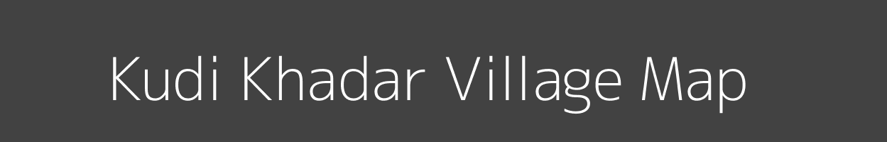 Map of Kudi Khadar Village in Uttar Pradesh Image