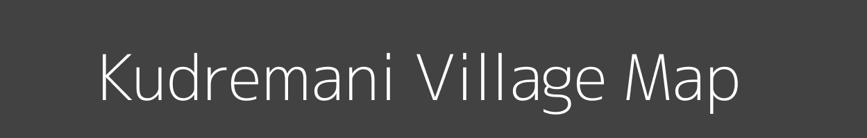 Map of Kudremani Village in Karnataka Image