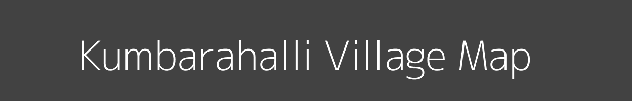 Map of Kumbarahalli Village in Karnataka Image