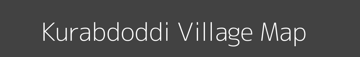 Map of Kurabdoddi Village in Karnataka Image