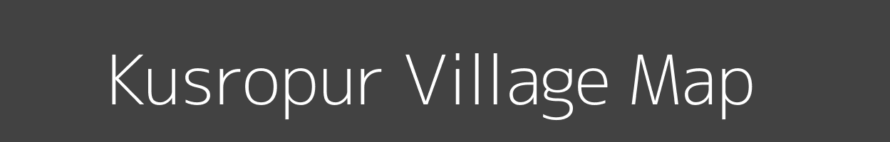 Map of Kusropur Village in Uttar Pradesh Image