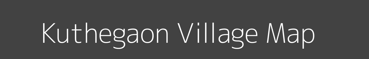 Map of Kuthegaon Village in Maharashtra Image