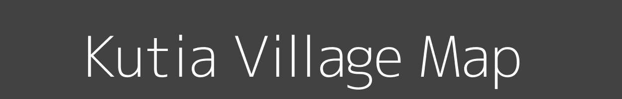 Map of Kutia Village in Uttar Pradesh Image