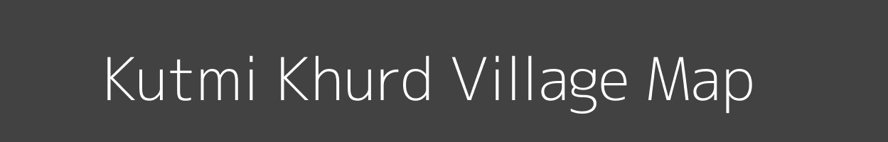 Map of Kutmi Khurd Village in Madhya Pradesh Image