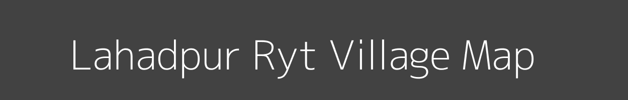 Map of Lahadpur Ryt Village in Madhya Pradesh Image