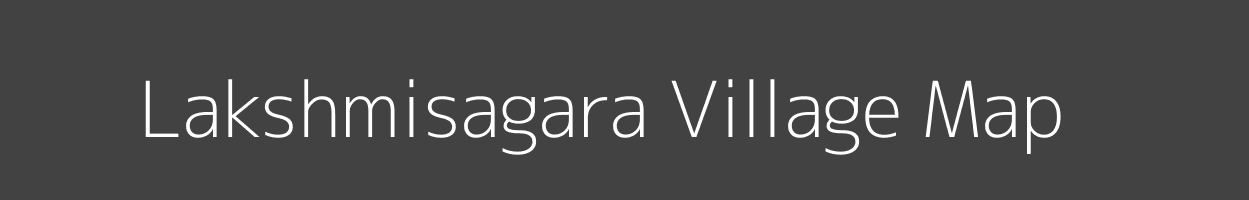 Map of Lakshmisagara Village in Karnataka Image