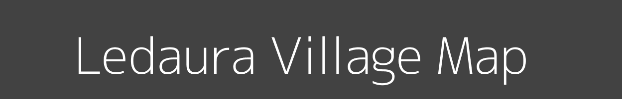 Map of Ledaura Village in Uttar Pradesh Image