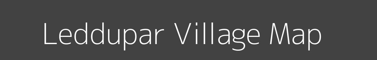 Map of Leddupar Village in Uttar Pradesh Image