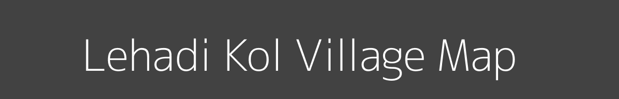 Map of Lehadi Kol Village in Madhya Pradesh Image