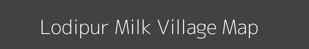 Map of Lodipur Milk Village in Uttar Pradesh Image