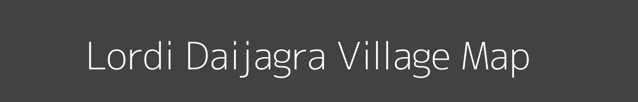 Map of Lordi Daijagra Village in Rajasthan Image