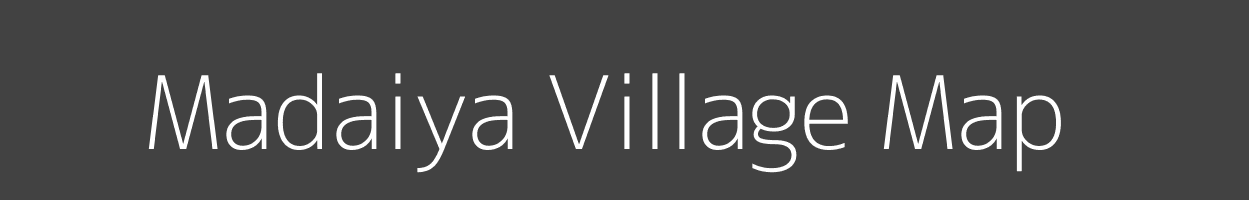 Map of Madaiya Village in Madhya Pradesh Image