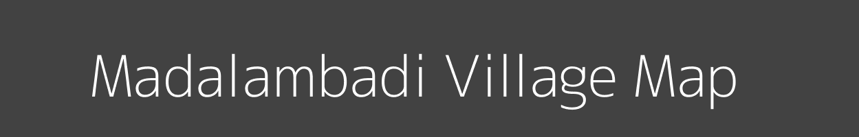 Map of Madalambadi Village in Tamil Nadu Image
