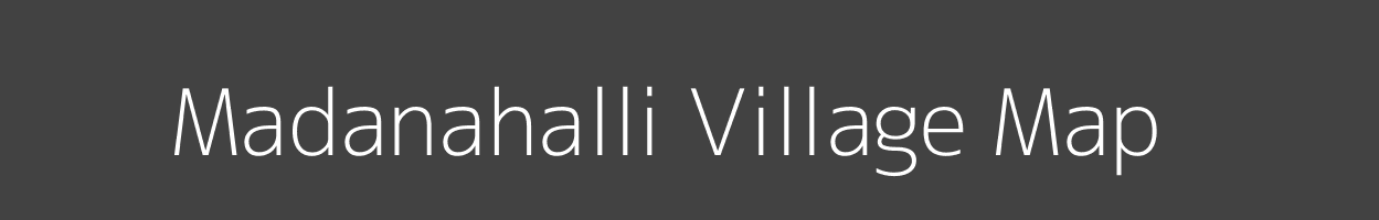 Map of Madanahalli Village in Karnataka Image