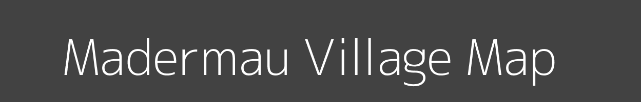 Map of Madermau Village in Uttar Pradesh Image