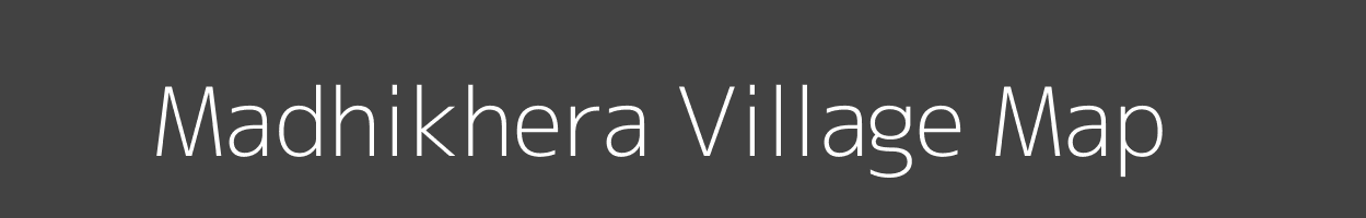 Map of Madhikhera Village in Madhya Pradesh Image