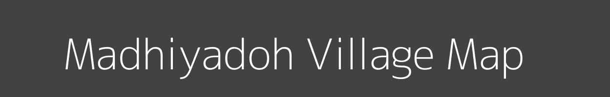 Map of Madhiyadoh Village in Madhya Pradesh Image