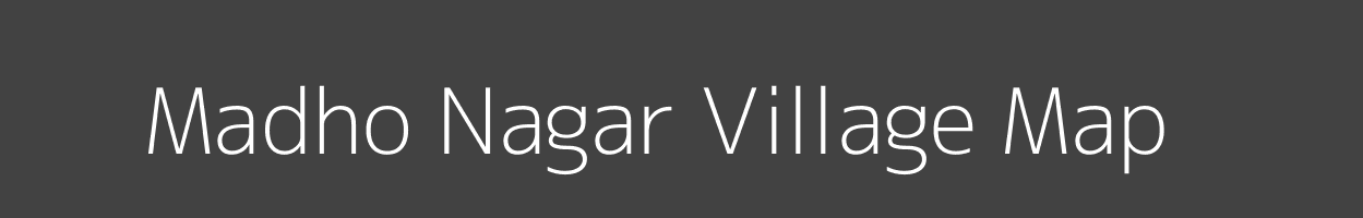 Map of Madho Nagar Village in Uttar Pradesh Image