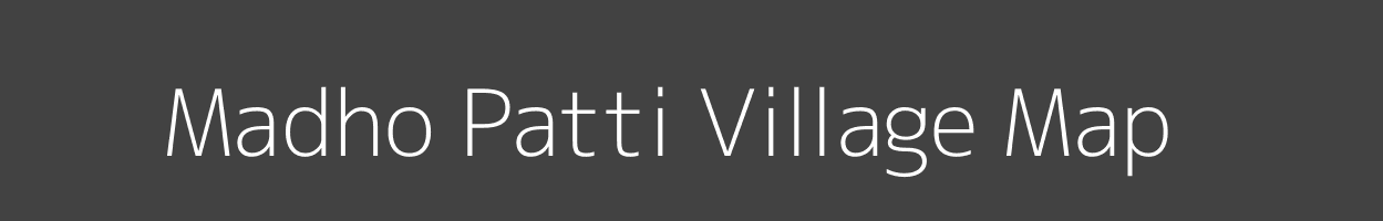Map of Madho Patti Village in Uttar Pradesh Image