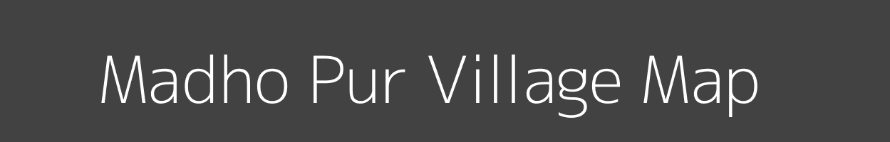 Map of Madho Pur Village in Uttar Pradesh Image