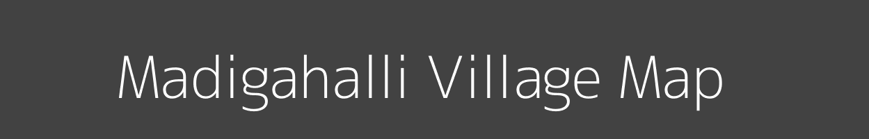 Map of Madigahalli Village in Karnataka Image