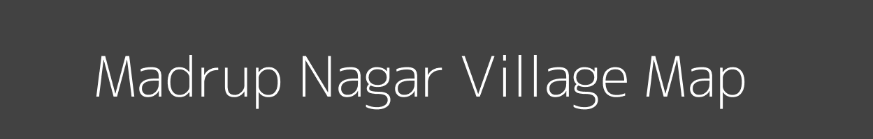 Map of Madrup Nagar Village in Rajasthan Image