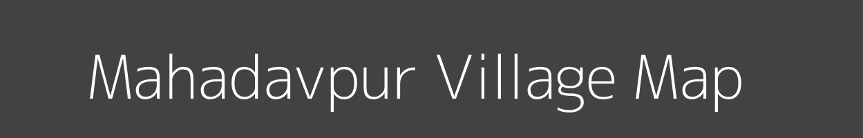 Map of Mahadavpur Village in Uttar Pradesh Image